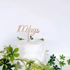 100days ケーキトッパー　100日　100日祝　祝百日　お食い初め