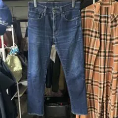 リーバイス505濃紺 ストレートレッグ デニムパンツ