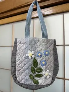 ハンドメイド　トートバッグ