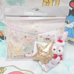 ダッフィー ステーショナリーセット ステラルー ぬいぐるみバッジ クリスマス