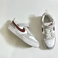 NIKE ナイキ　スニーカー　コートボロー　21.0 グレー　ブラウン