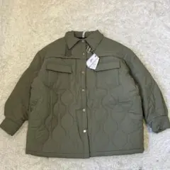 【未使用タグ付き】CASANE　カサネ　CPOジャケット　キルティング　カーキ