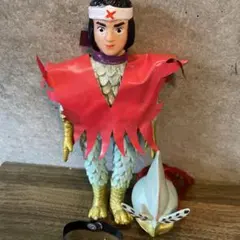 当時物　変身忍者 嵐 ソフビ 無版権　面取れのサムネイル