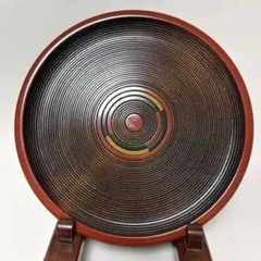 独楽塗 丸盆 直径約39cm - メルカリ
