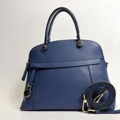 【極美品】FURLA パイパー M 2way ハンドバッグ ショルダーバッグ