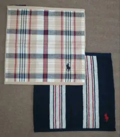 【新品】POLO RALPH LAUREN タオルハンカチ 2枚セット