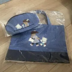 【新品未使用/限定品/希少】ファミリア×ピオヌンナル/ポーチ ファミリアと韓国の伝統的な生地「ヌビ」を使用したバッグブランド