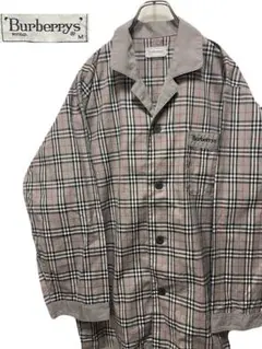 ★90s★Burberrys★バーバリー★パジャマ シャツ★ノバチェック★M★