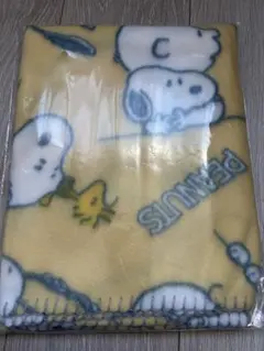 スヌーピー フェイス柄 ブランケット 900x600mm