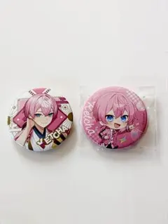 アンプタック　けちゃ　缶バ2個セット