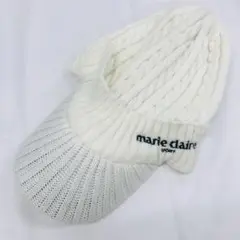 marie claire SPORT ツバ付きニット帽 ゴルフ　ノ156