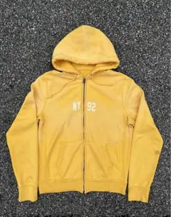 アバクロ ジップアップパーカー　フェード　鬼フェード　ボロ　ダメージ