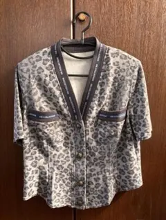 伊太利屋 GK.COLLECTION 半袖シャツ レオパード柄 15