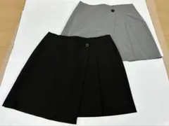 【新品未使用】GU 2ピーススカートパンツセットQ スカートのみ S 2点セット