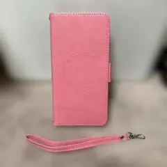 Redmi Note 10 Pro ケース 手帳型 スマイリー　ピンク