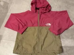 120cm ピンク×ケルプタン ★ノースフェイス★キッズ コンパクトジャケット