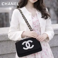 専用❗️新品未使用♡CHANEL ノベルティ ココマーク パイル生地 ショルダー
