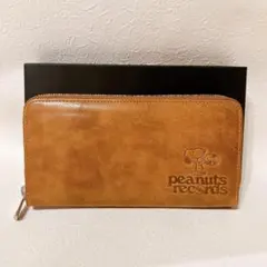 スヌーピー　長財布 メンズ レディース　本牛革　ビンテージ調
