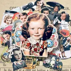 コラージュ素材♡pretty girls♡ オリジナル　ジャンクジャーナル素材