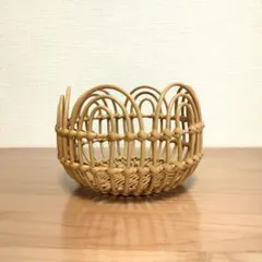 バスケット　かご　円形　花型