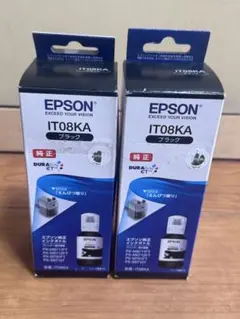 EPSON 純正インクボトル IT08KA ブラック 2本セットのサムネイル