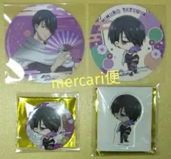 黒子のバスケ　GiGOコラボ　特典コースター＆缶バッジ＆アクスタセット　氷室辰也