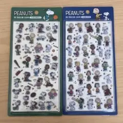 韓国限定　PEANUTS スヌーピー　ボンボンドロップシール　2枚セット