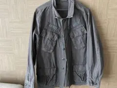 AVIREX ミリタリージャケット グレー