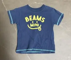 BEAMS mini キッズ Tシャツ ネイビー 90cmのサムネイル