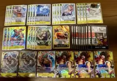 【OP-15神の島の冒険】ルフィSEC含む宝島黄デッキパーツ　まとめ売り