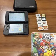 ニンテンドー3DS LL ブラック ケース付き ゲーム8本