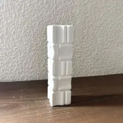 ヴィンテージ ドイツ白磁花瓶 ミッドセンチュリー陶器 フラワーベース20cm