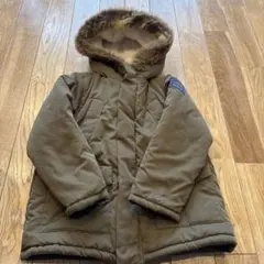 ムージョンジョン　中綿コート ファー付き 110cm