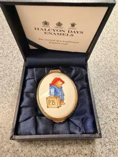 Halcyon Days Paddington Bear 小物入れ