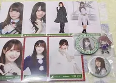 日向坂46 加藤史帆 生写真13枚セット＆ローソン限定色紙＆缶バッジ＆他２点
