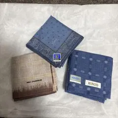 メンズハンカチ　3枚セット