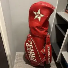 PEARLY GATES キャディバッグ レッド