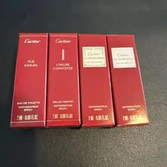 Cartier 香水 サンプル 4本セットのサムネイル
