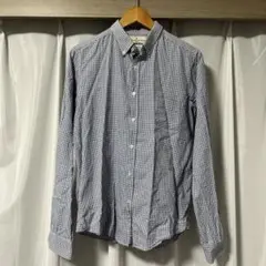 ゴールデングーズ　GOLDEN GOOSE チェックシャツ　長袖　ブルーのサムネイル