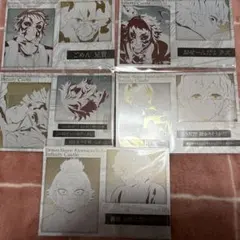 鬼滅の刃 お楽しみくじ　メタリックポストカード　善逸　獪岳　 5種セット