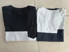 THE NORTH FACE バイカラー Tシャツ 兄弟お揃い　サイズ違い