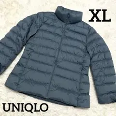 【美品】UNIQLO ウルトラライトダウン　ジャケット　XL ブルー系