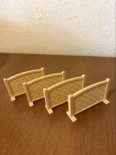 シルバニアファミリー　ガーデンラティス　4枚セット