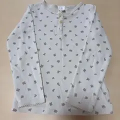 H&M 92サイズ　花柄長袖Tシャツ
