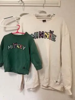 ベビードール ミッキー＆ミニー トレーナー 親子コーデ