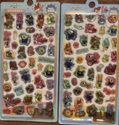 【正規品】ズートピア2　ディズニー　うるちゅる　シール2枚セット