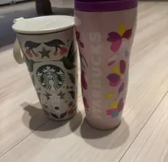 スターバックス 花柄 タンブラー 福袋2025