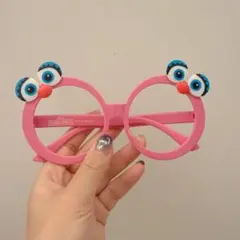 SESAME STREET キャラクターメガネ ピンク USJ アビーのサムネイル