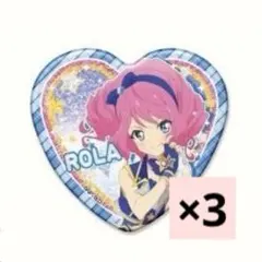 アイカツ スターズ オフィシャルストア ハート 缶バッジ エルザ 4点