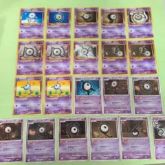 ポケカ　アンノーン　まとめ売り　21枚　ポケモンカード　旧裏